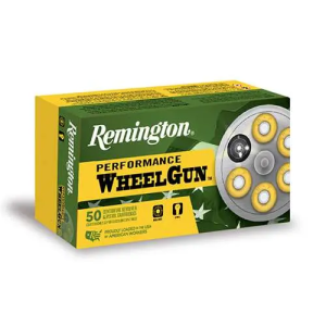 Remington Ammunition RPW357M5 Performance WheelGun   357 Mag 158 GR Lead Semi Wadcutter (LSWC) 50 Bx/ 10 Cs