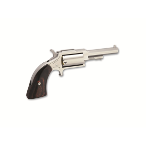 North American Arms Sheriff 22 Winchester Magnum Rimfire (WMR) Revolver 2.5" Stainless Barrel 5 Round Wood Grip