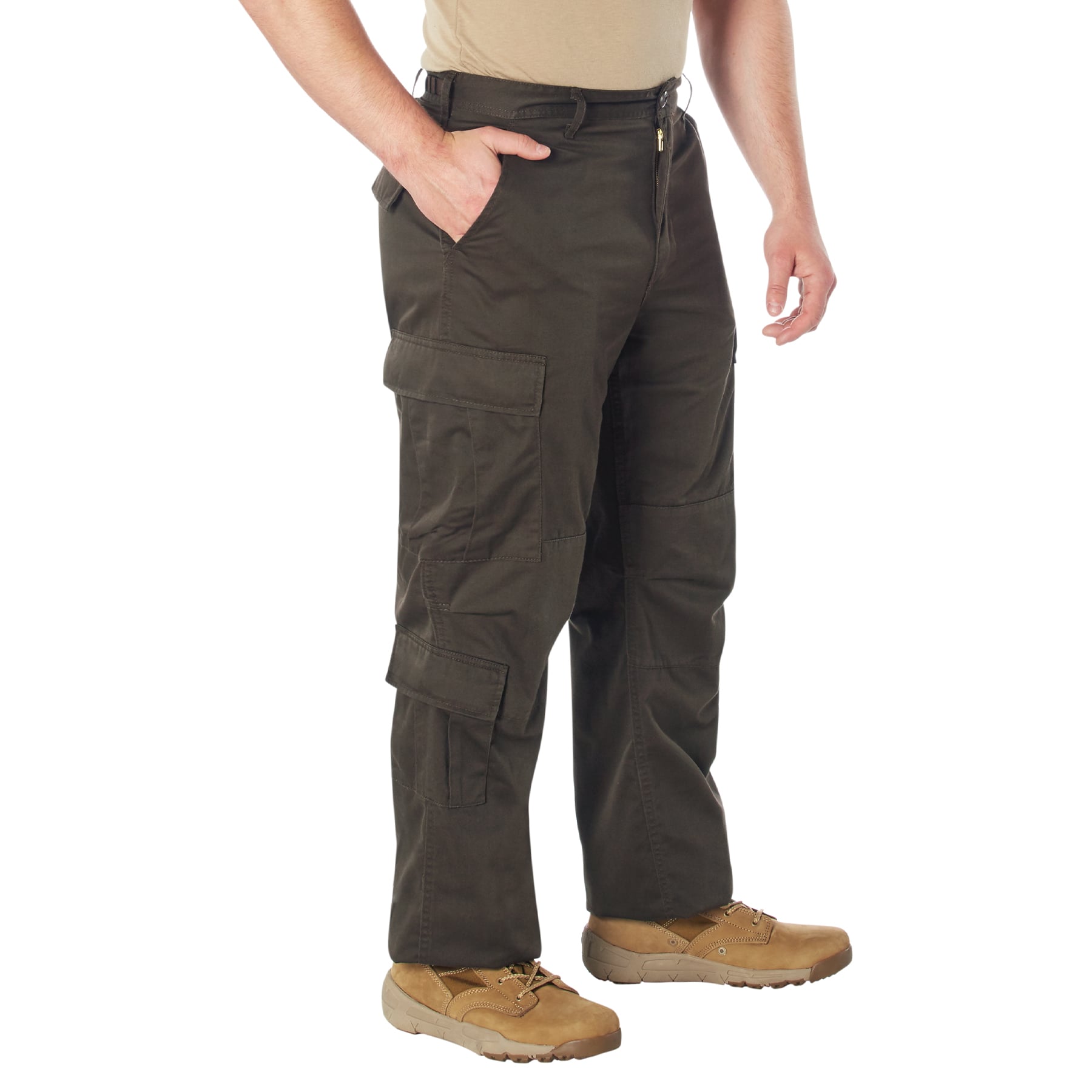 Rothco Vintage Paratrooper Cargo Fatigue Pants - Brown, 2X-Large