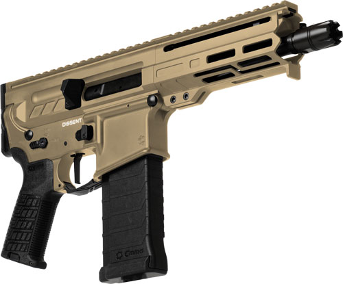 CMMG Dissent MK4 5.7x28mm AR Pistol - Coyote Tan