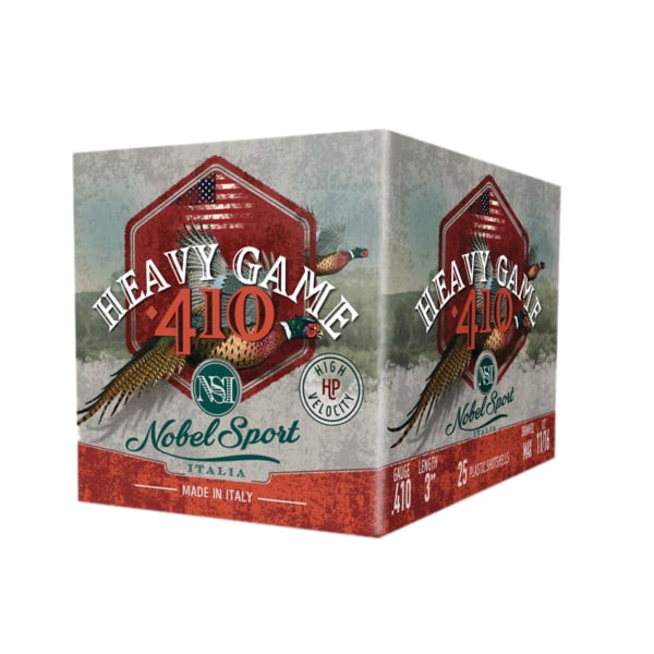 Nobel Sport Heavy Game .410 .410 Gauge 3" #4 11/16 Ounce 25rds
