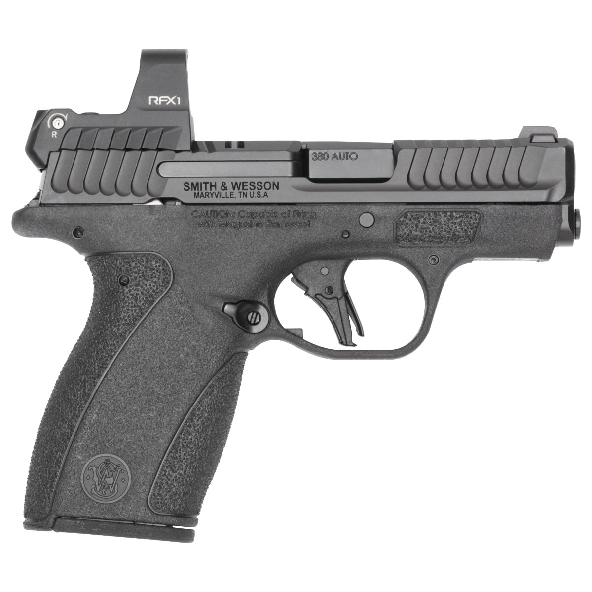 S&W Bodyguard 2.0 .380 ACP w/RFX1 No Thumb Safety Blk 2.75" 10/12rd Mag - 14786