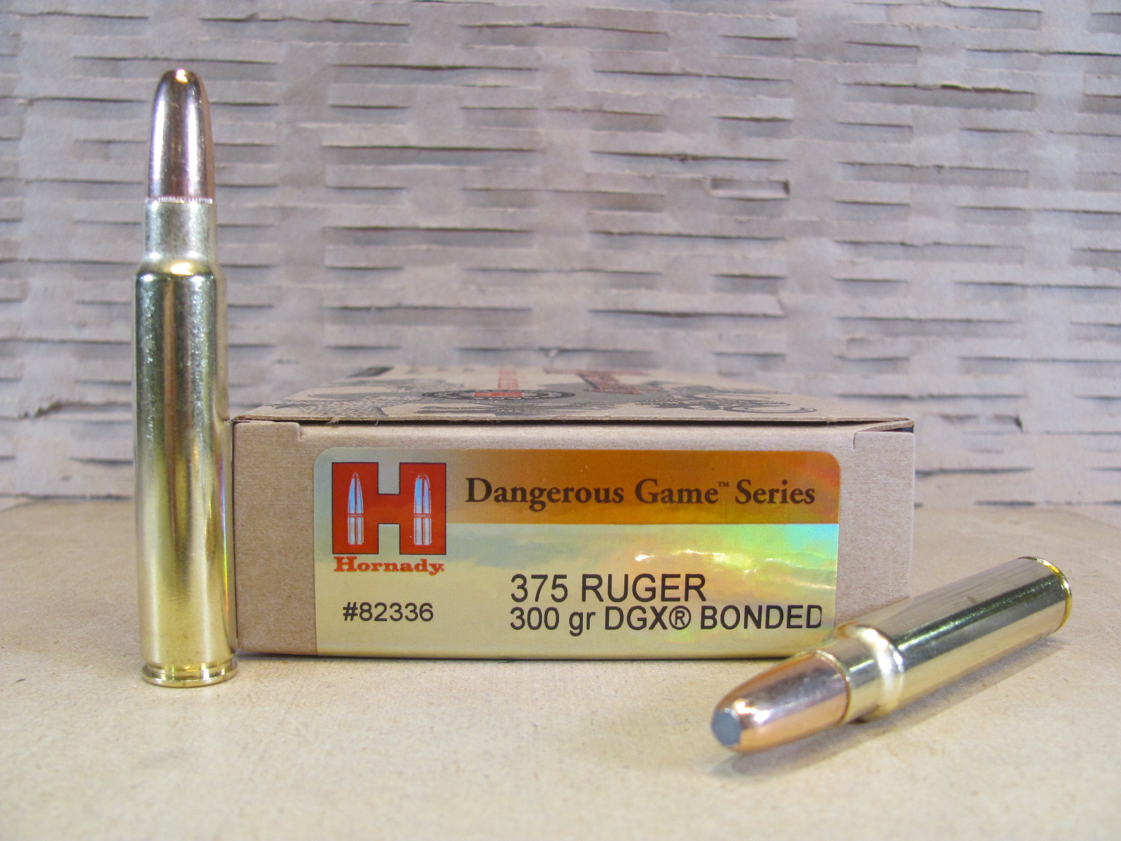 20 Round Box – 375 Ruger 300 Grain DGX Bonded Hornady Superformance Ammo – 82336