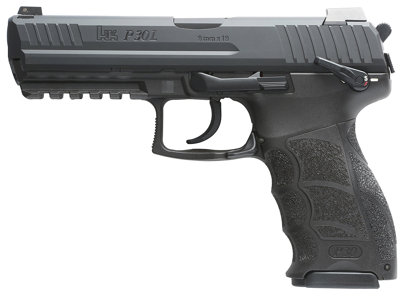 HK P30L S V3 DASA 9mm Pistol 4.45" Barrel, 10+1 Capacity