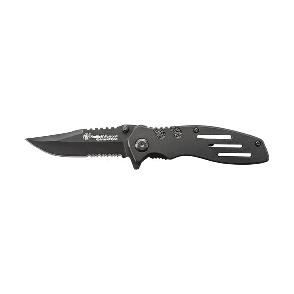 Smith & Wesson Extreme Ops Folding Knife Clip Point, Black