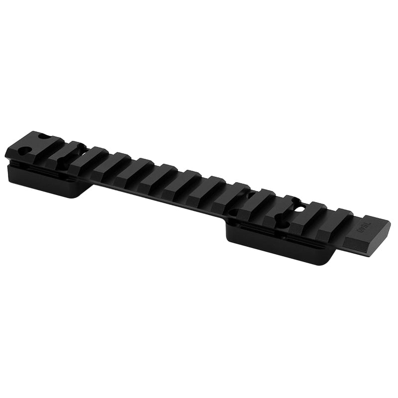 Warne Scope Mounts Mountain Tech Browning X-Bolt Super Short Action 7075 T6 Aluminum 1-Piece Scope Mount Rail, Hardcoat Anodized Black - 7640M