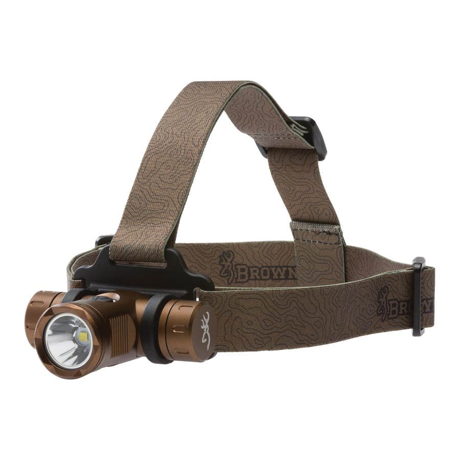 Browning Blackout Elite USB Rechargeable Headlamp - 860 lm Ultra-Bright Headlamp for Hands-Free Lighting - 03713345