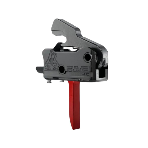 Rise-Armament Rise Armament Rave 140 Single Stage AR Rifle Trigger 3.5 lb Flat Red