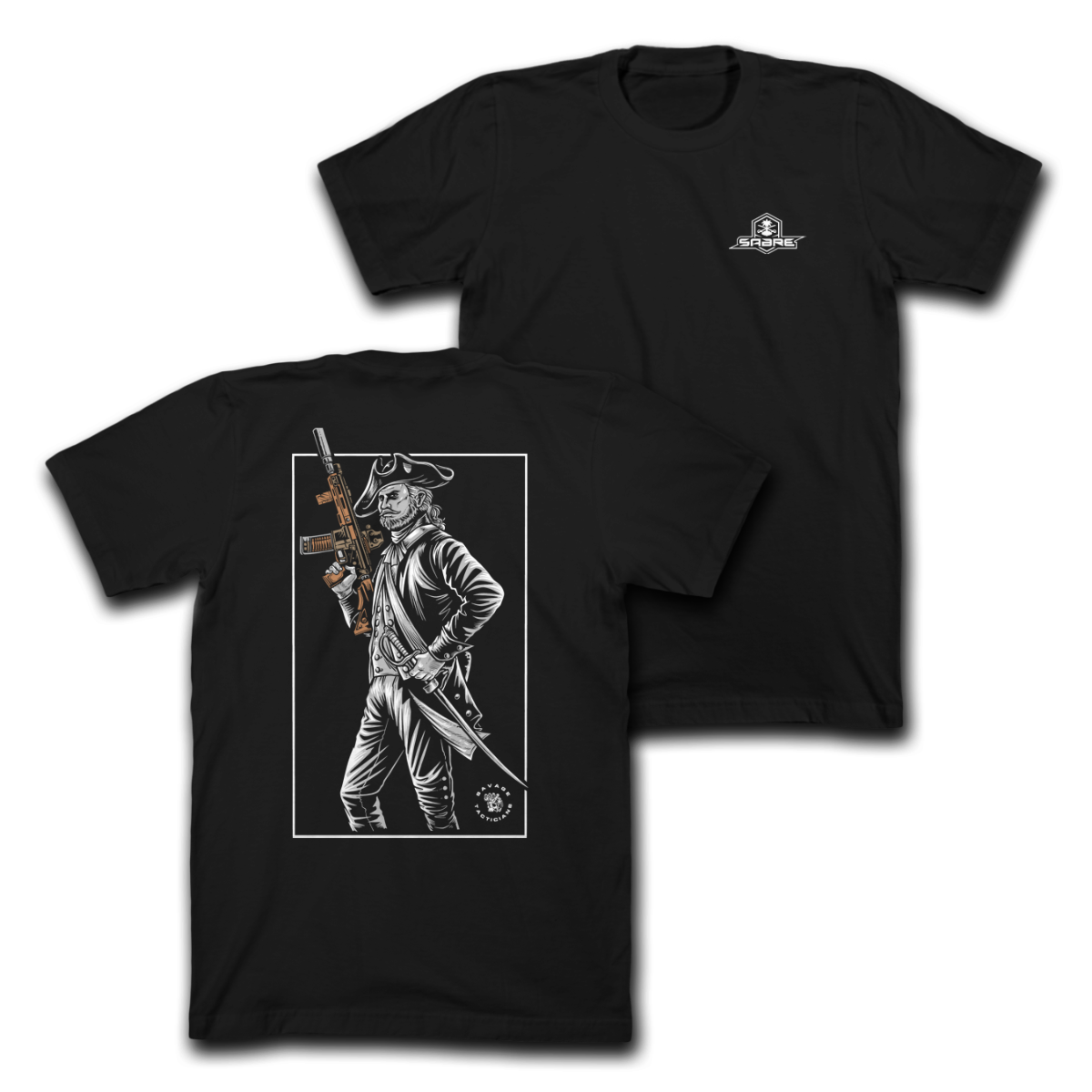 PSA Sabre T-Shirt, Black - Small