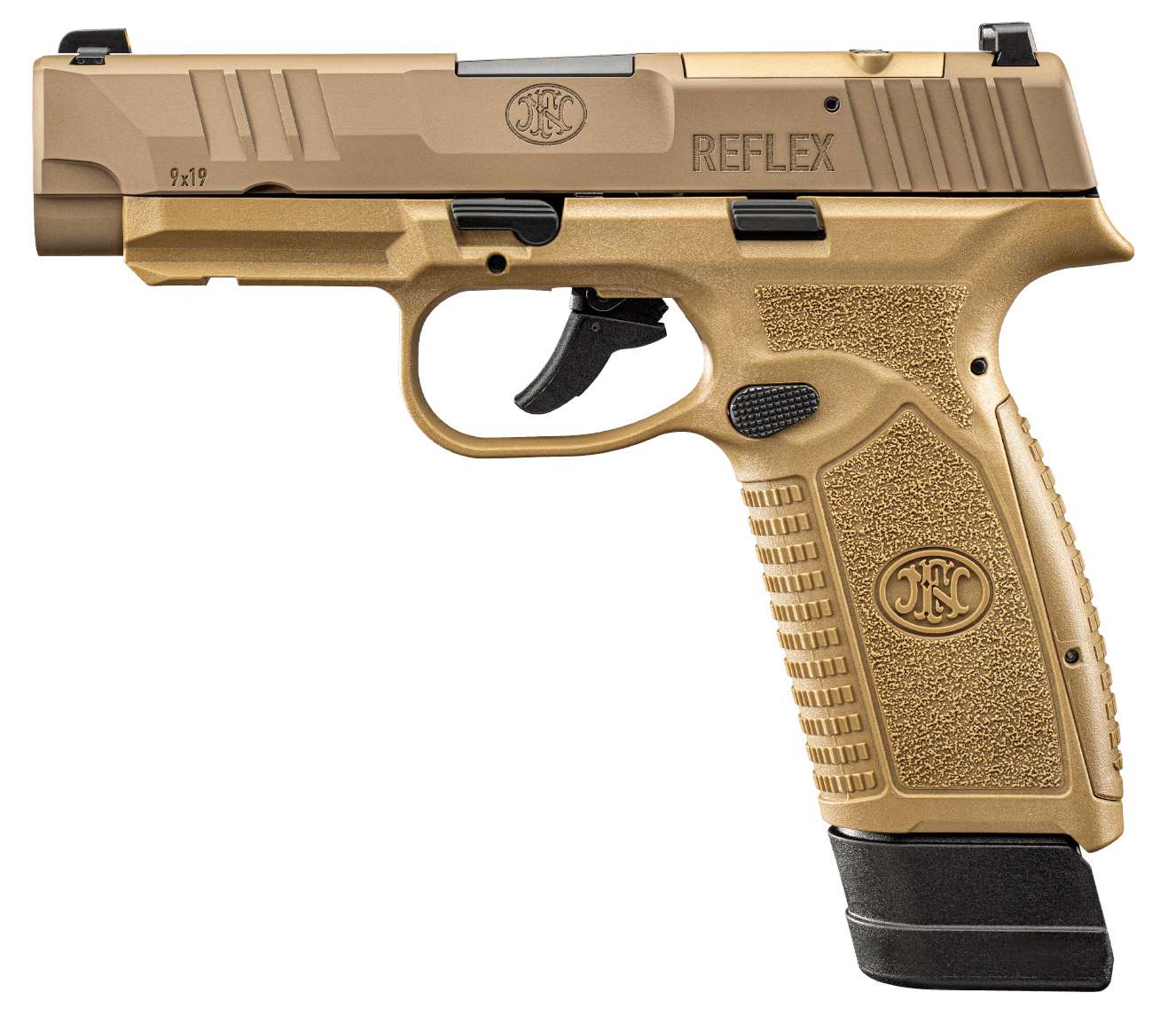 FN Reflex XL MRD 9mm Pistol with Night Sights