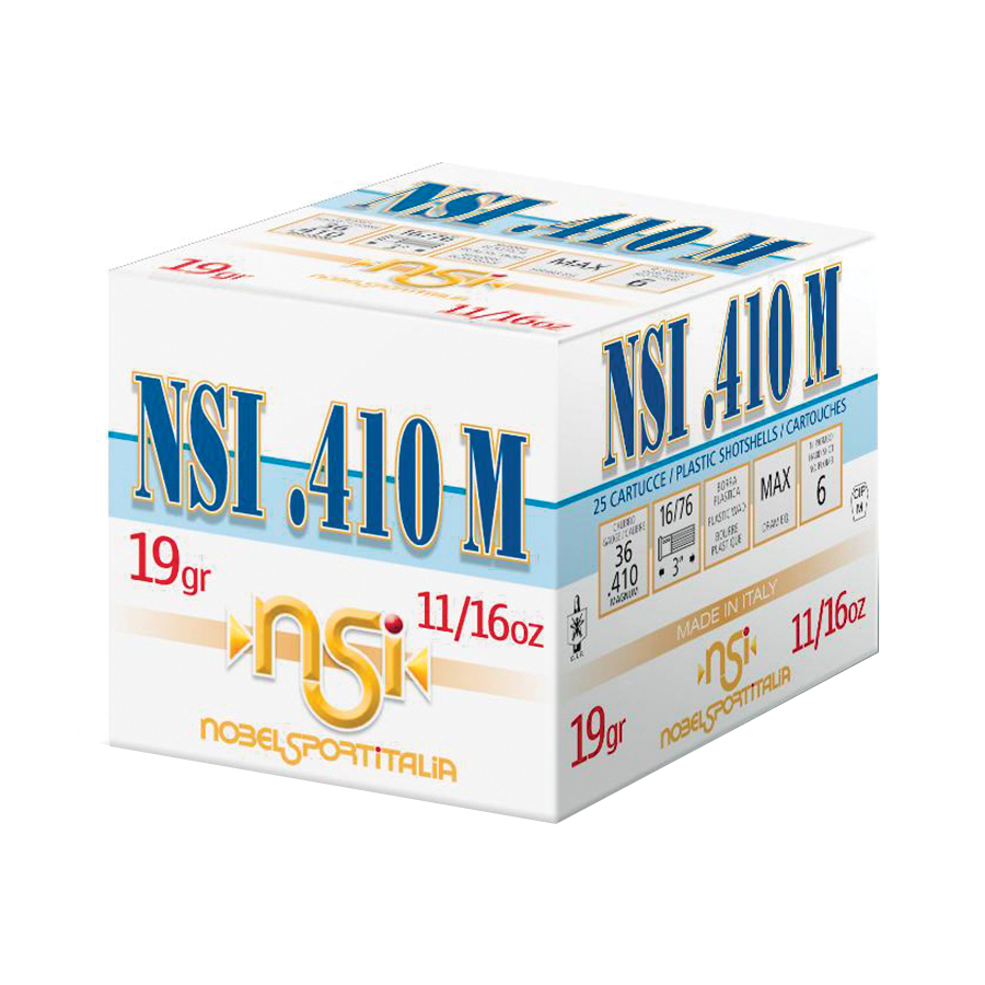 Nobel Sport 410 M Hunting Loads .410 Gauge 3" #7.5 11/16 Ounce 25rds