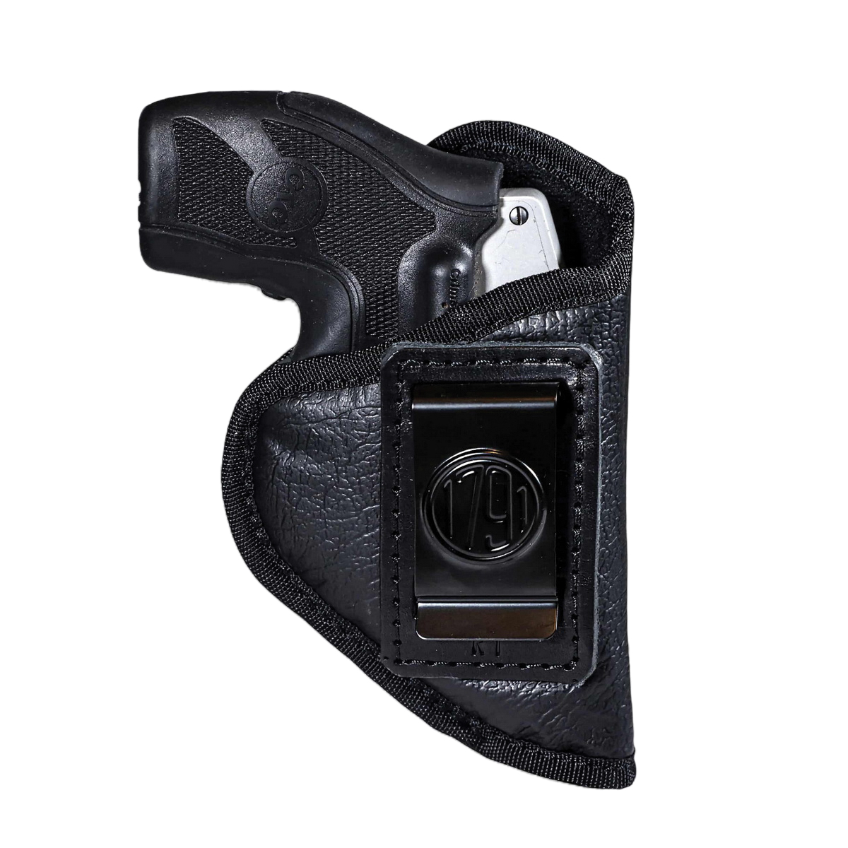 1791 Gunleather EcoCarry Colt Mustang/Kimber Micro 380 IWB Holster Right Leather, Black