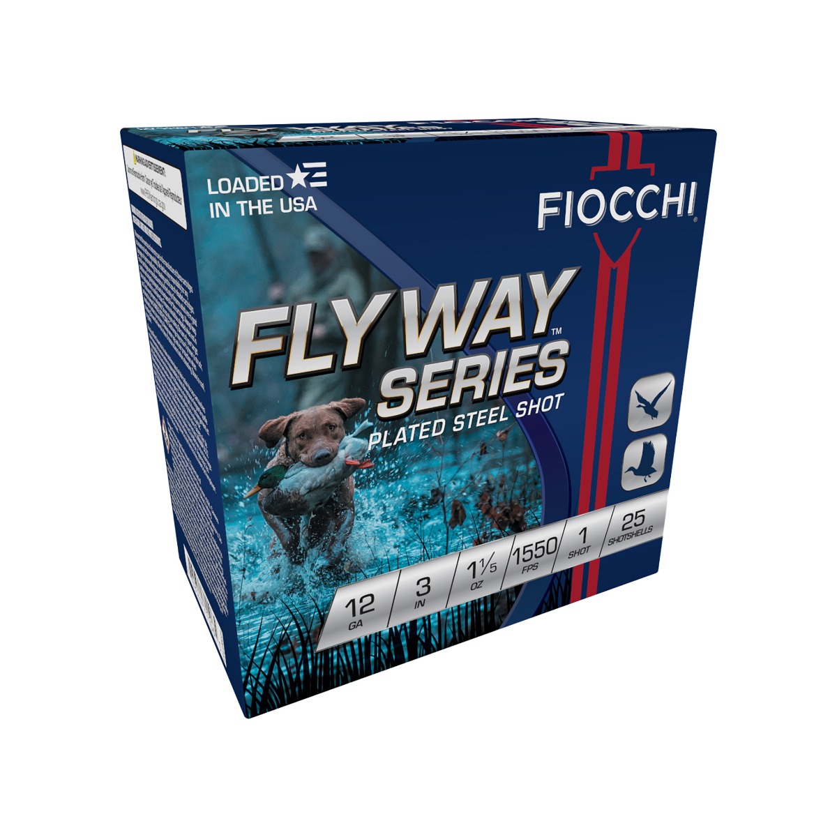 Fiocchi Flyway Shotgun Loads 12 ga. 3 in. 1 1/5 oz. 1 Shot 25 rd. - No Credit Card Fees - Low, flat rate shipping