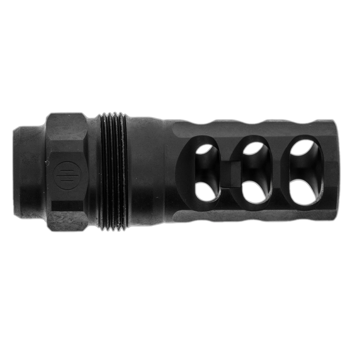 Primary Weapons Systems FRC 3-Port Tapered Compensator 1/2-28, Black