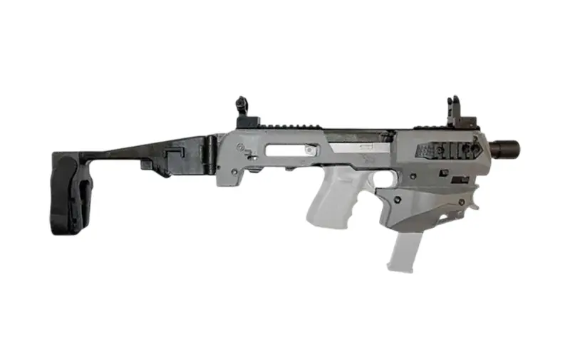 Meta Tactical Llc MCKGEN3TU Micro Conversion Kit Fits Glock Gen3 Tungsten Synthetic Stock