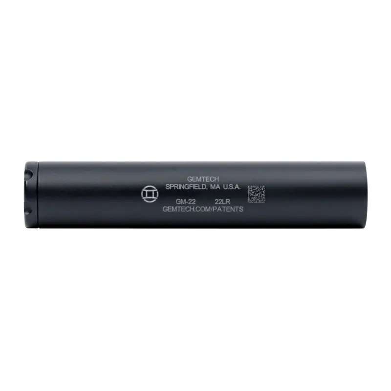 Gemtech GM-22 22 LR 5" Suppressor, 1/2x28, 7075 Aluminum