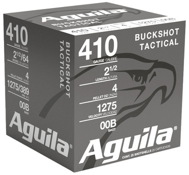 Aguila Buckshot High Velocity 410 Gauge 2.50" 1/2 oz 00Buck Shot