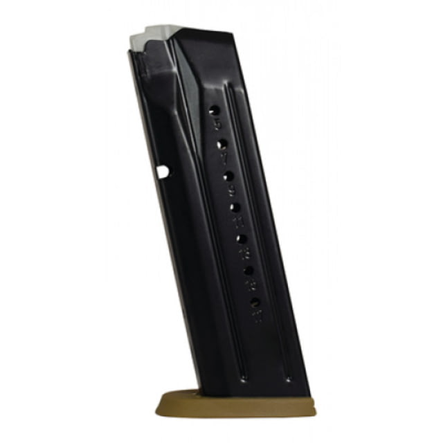 Smith & Wesson M&P 17 Round 9mm Luger Pistol Magazine w/ Blued/Brown Floor Plate 1 Pack Steel 17RD