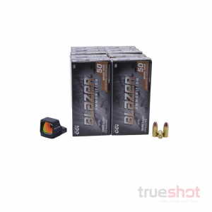 OPTIC DEAL: Black Holosun 507 Comp Red Dot Pistol Sight and 500 Rounds of Ammo - CCI 9mm 115 Grain