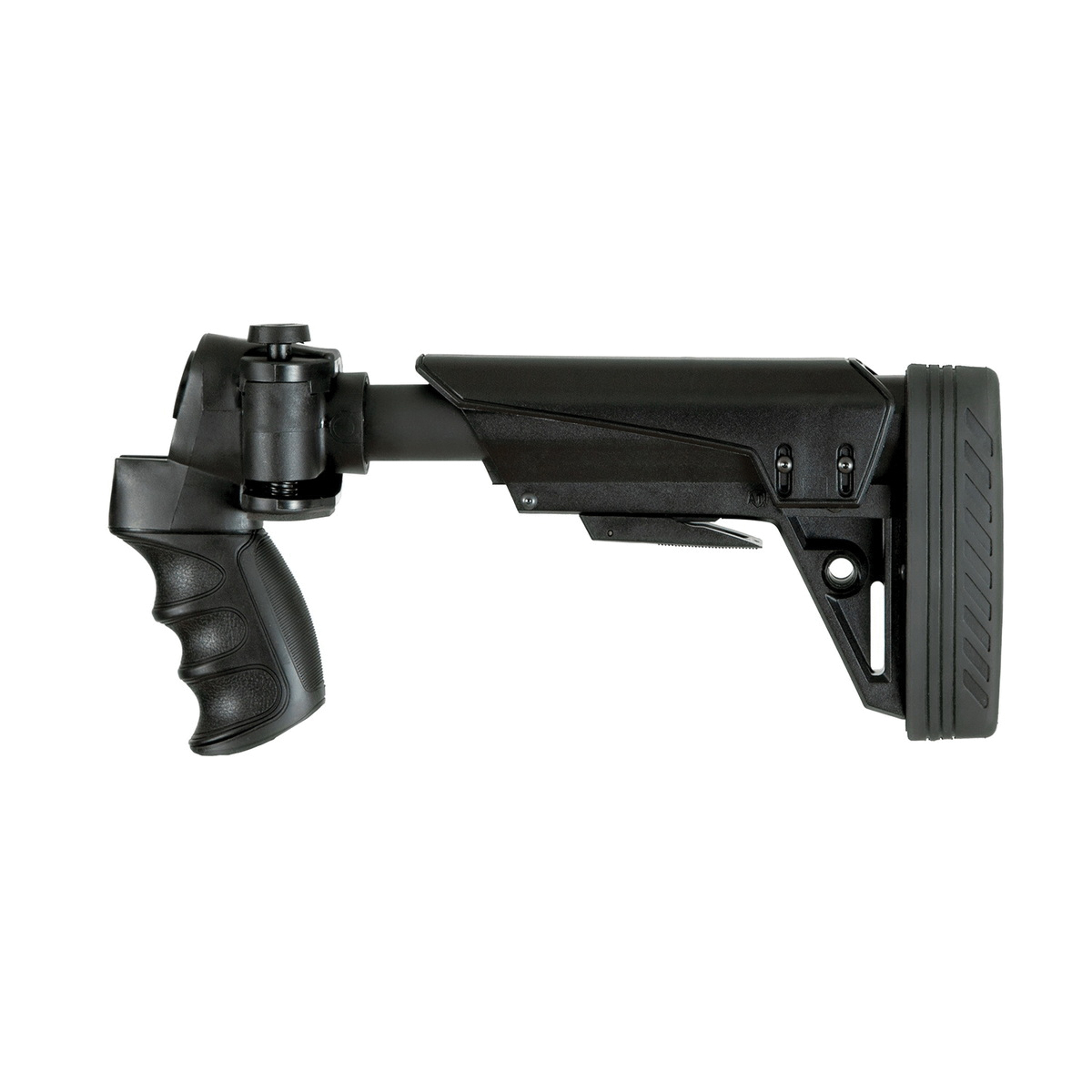 ATI Outdoors Strikeforce Gen 2 Pistol Grip Style 6-Position Adjustable Side-Folding Stock, Black - Tactical Versatility - C.1.10.1135