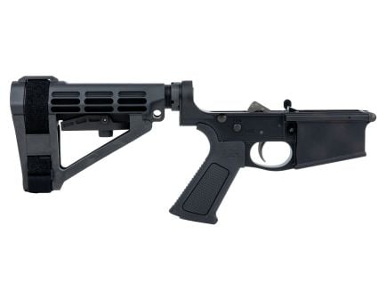 PSA Gen3 PA10 Forged Complete MOE EPT SBA4 .308 Lower With Over Molded Grip