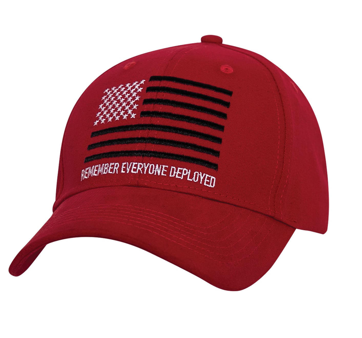 Rothco R.E.D. Remember Everyone Deployed Low Profile Cap - Red