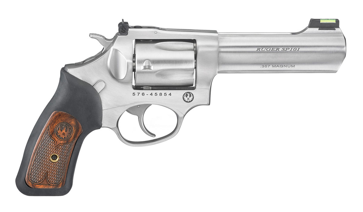 Ruger SP101 Standard 4.2" .357 Magnum Revolver, Stainless - 5771