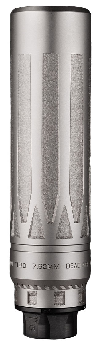 DAIR Nomad-TI XC 7.62 Suppressor - Silver, Direct Thread
