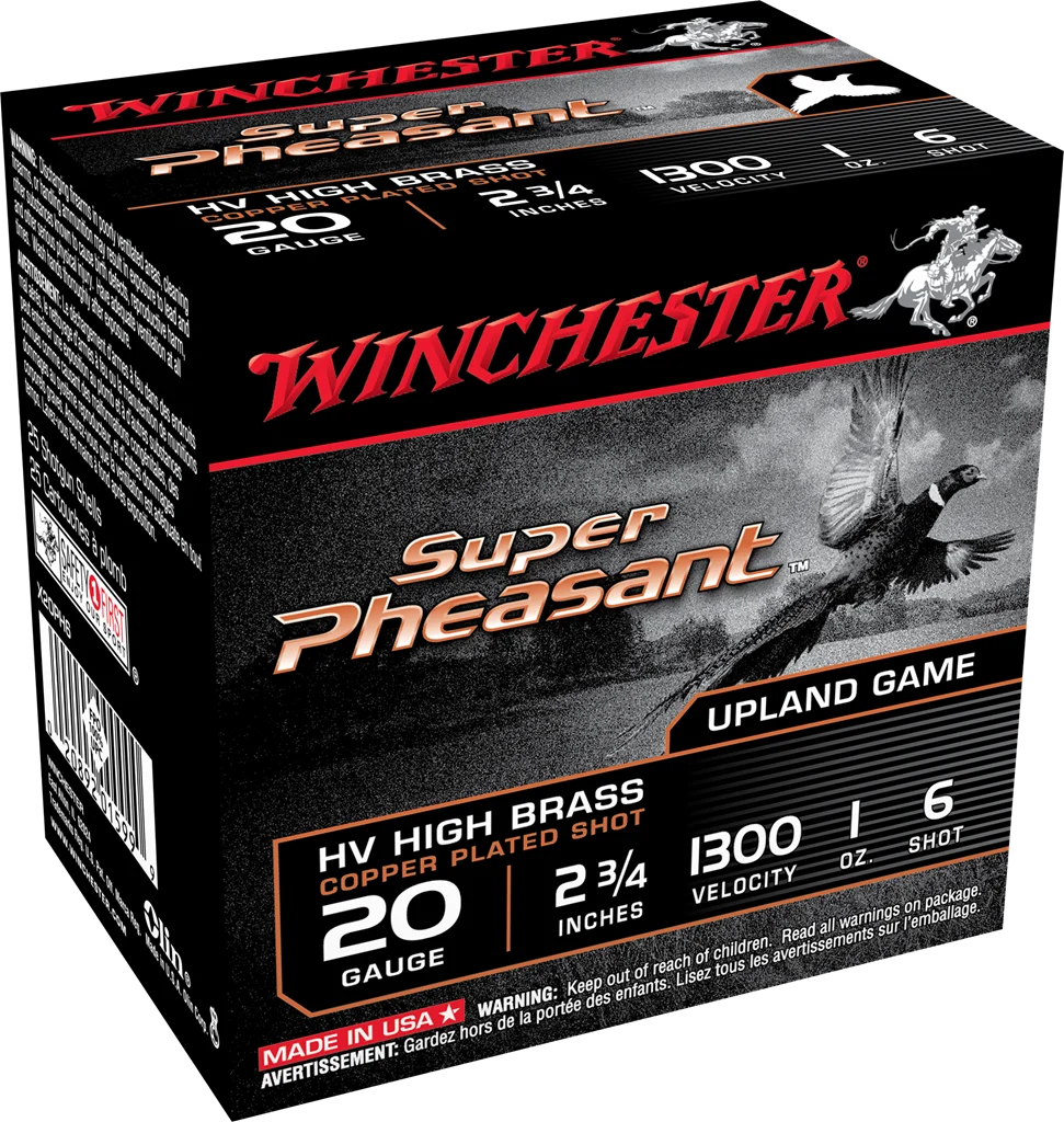 WINCHESTER SUPER PHEASANT 20GA 2.75" 1OZ #6 25RDS COPPR PLTD