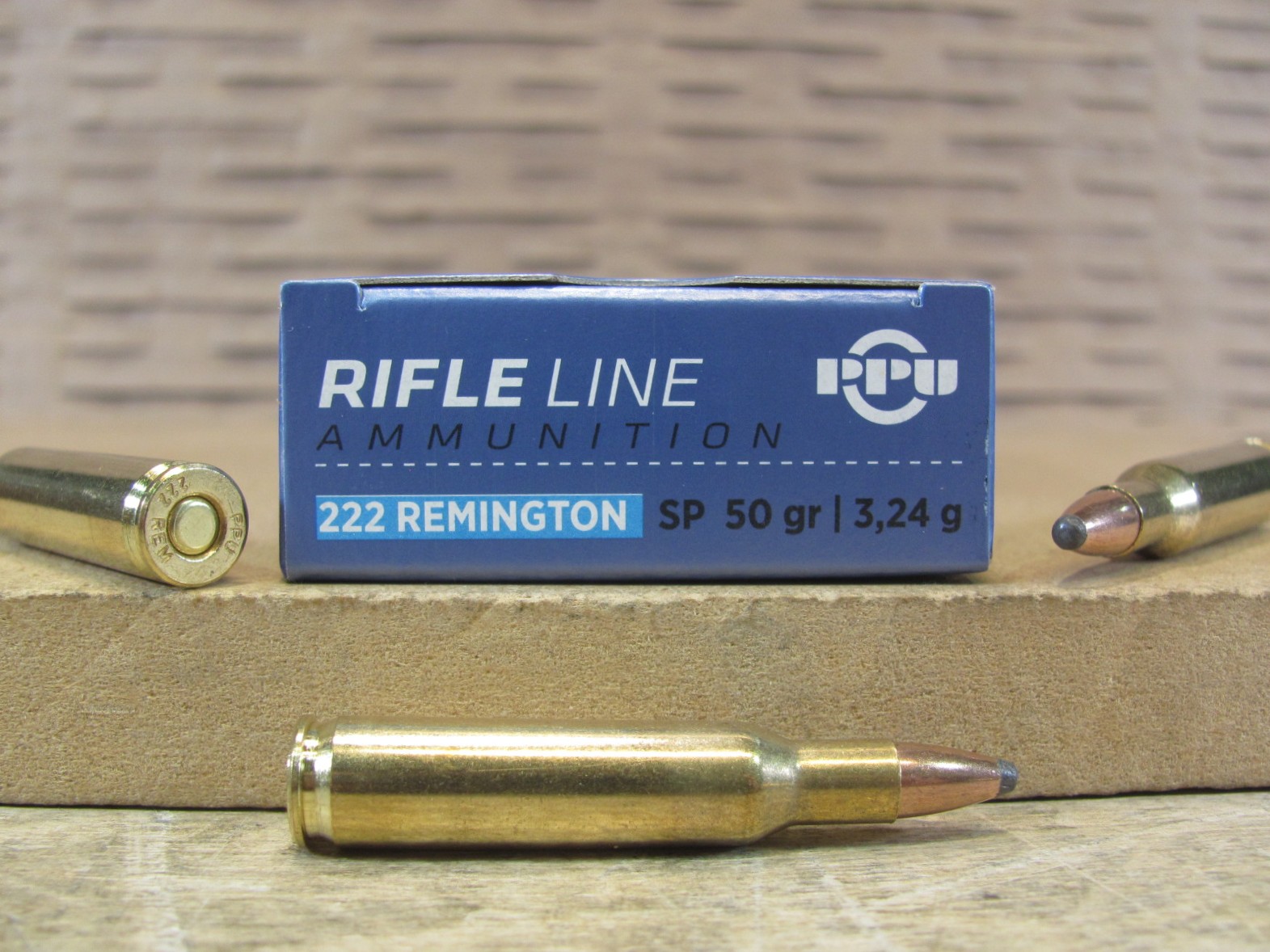 1000 Round Case – 222 Rem 50 Grain SP Prvi Partizan Ammo PP21 or PP222