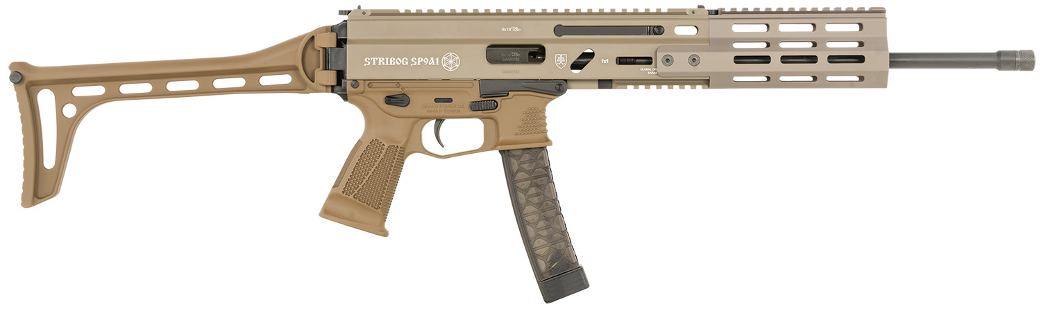 Grand Power Stribog SP9A1 9mm Luger 16" Rifle FDE
