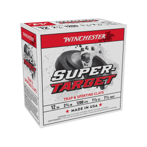 Winchester Super Target Heavy Target 12 Gauge Ammo 2-3/4" #7-1/2 Lead Shot 1-1/8 oz Box of 25