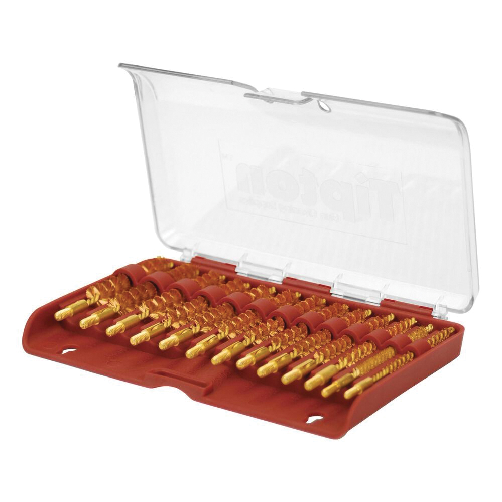 Tipton 13-Pieces Bore Brush Set for .17, .45 ACP Rifles - 402-173