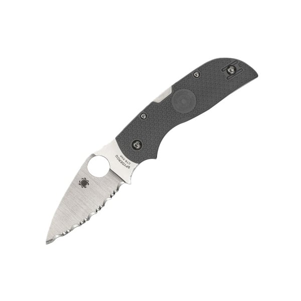 Spyderco Chaparral Lightweight Folding Drop Point Knife, Gray - C152SGY