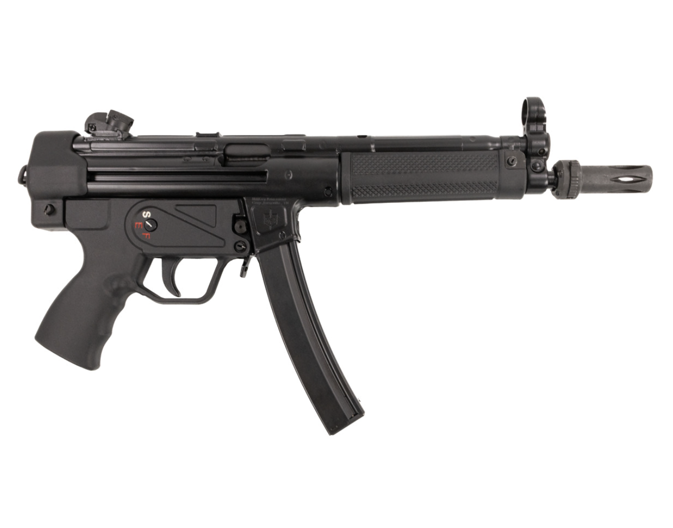 Military Armament Corporation MAC 5 9mm 8.90" Semi-Auto Tactical Pistol, Black - 12750004