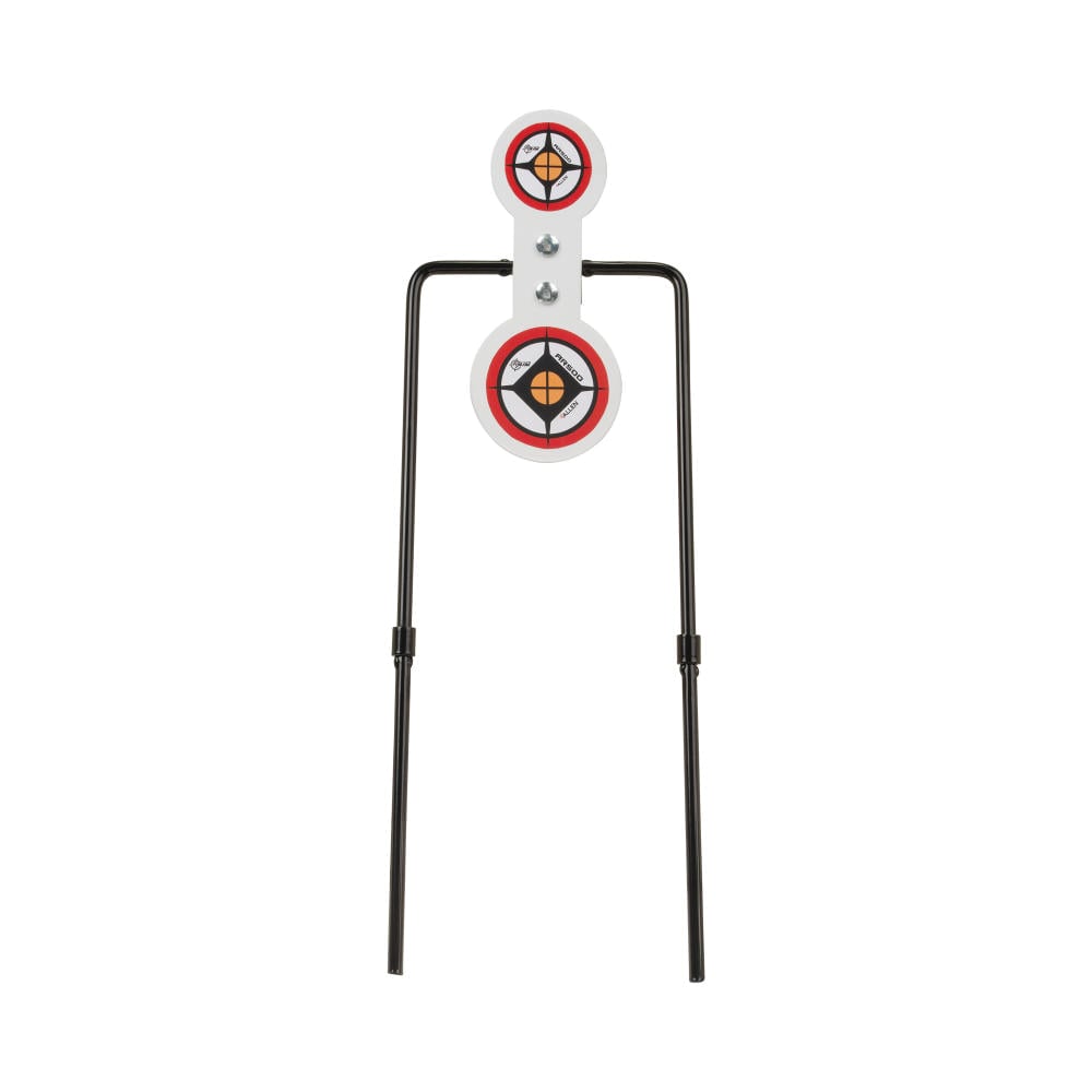 EZ Aim Hardrock AR500 Spinner Target Stand, White/Red/Black