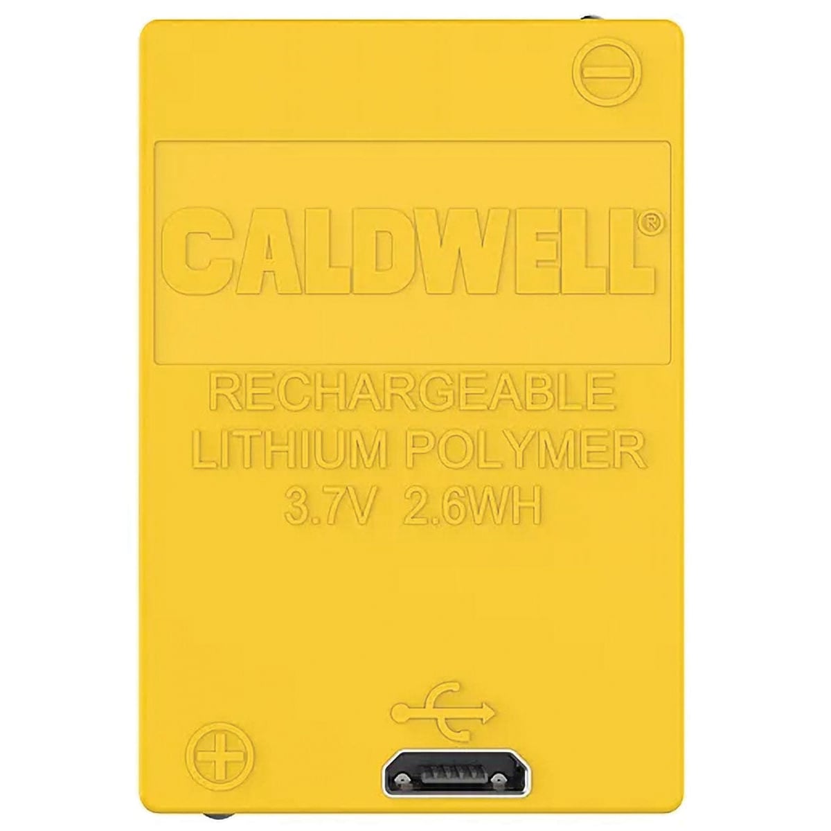 Caldwell E-Max Pro 3 V Rechargeable Lithium-Ion Battery Pack, Yellow