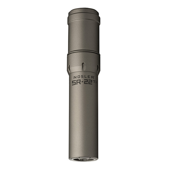 Nosler SR-22 TI Gray .22 LR Suppressor