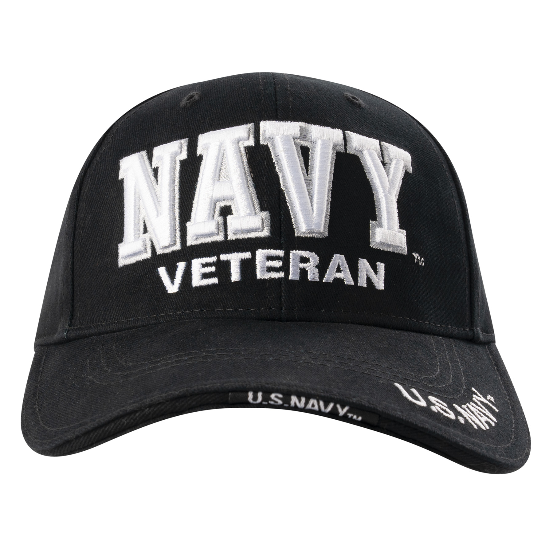 Rothco Deluxe Low Profile Military Branch Veteran Cap - Emblem Navy