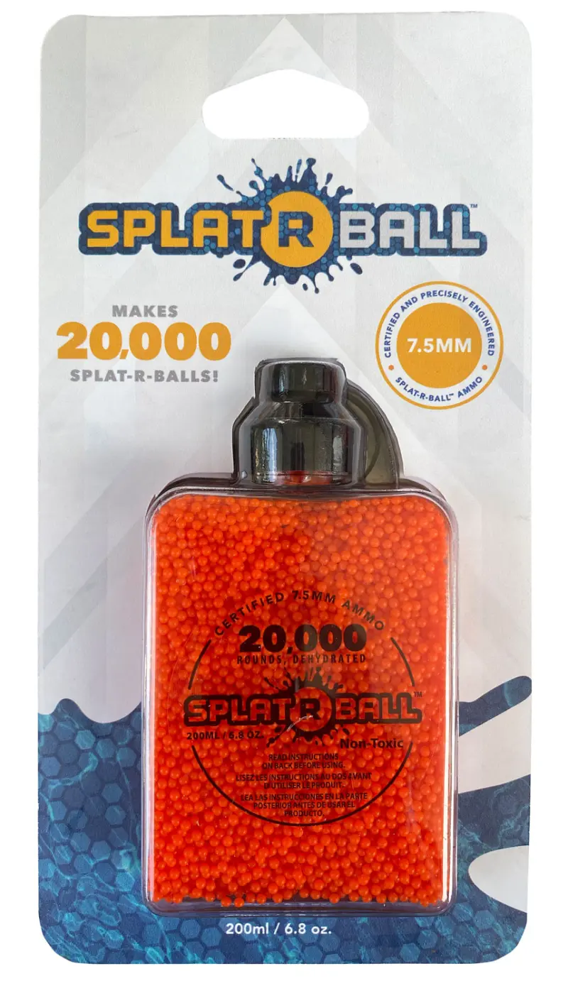 Splat R Ball 950022 Water Beads 7-7.5mm Polymer/ 20,000 Per Bottle