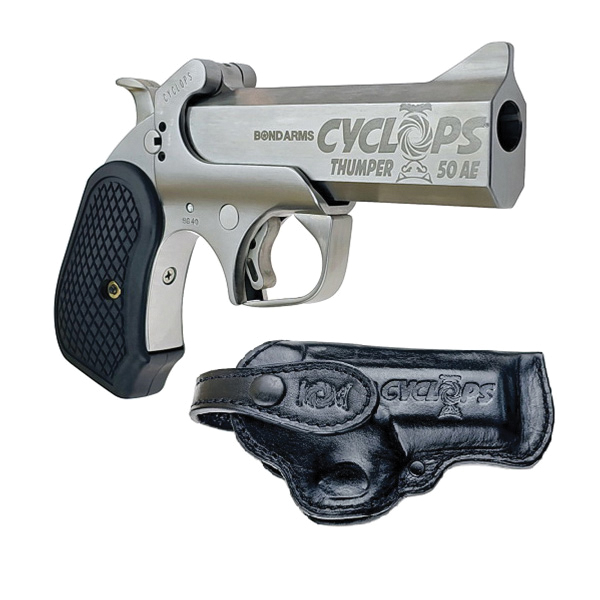 Bond Arms Cyclops 50AE Thumper Satin Package .50 AE 4.25" 1rds, Satin