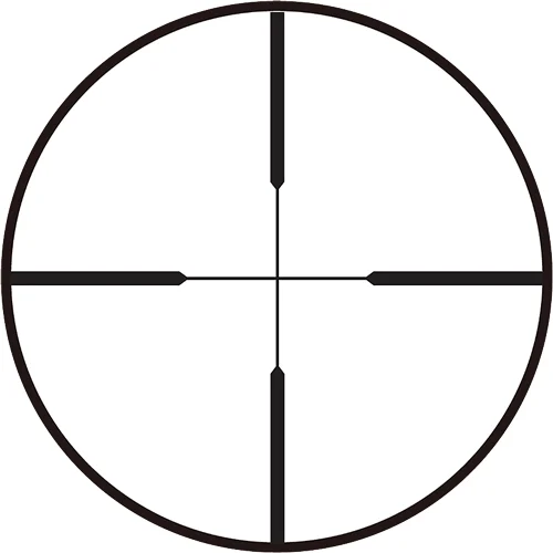 TRUGLO SCOPE BUCKLINE 4X32MM - DUPLEX BLACK W/WEAVER RINGS