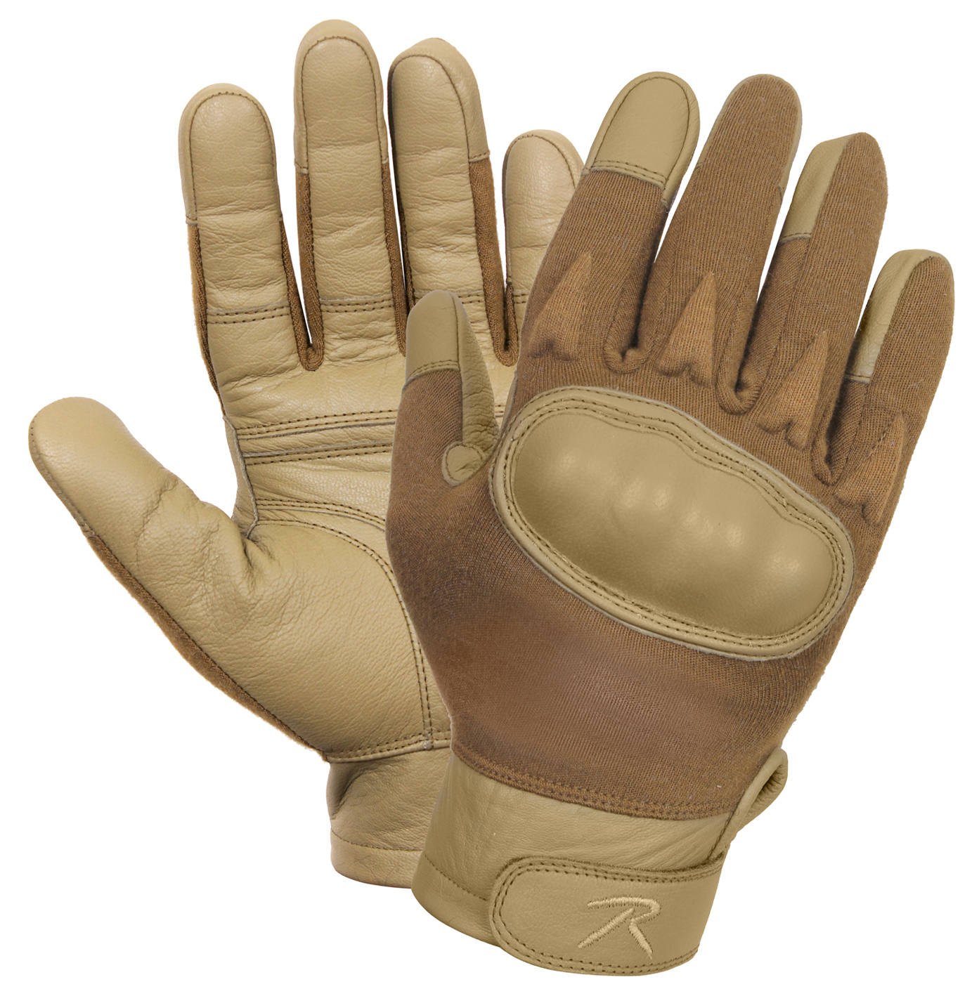 Rothco Hard Knuckle Cut And Fire Resistant Gloves - Coyote Brown, X-Large