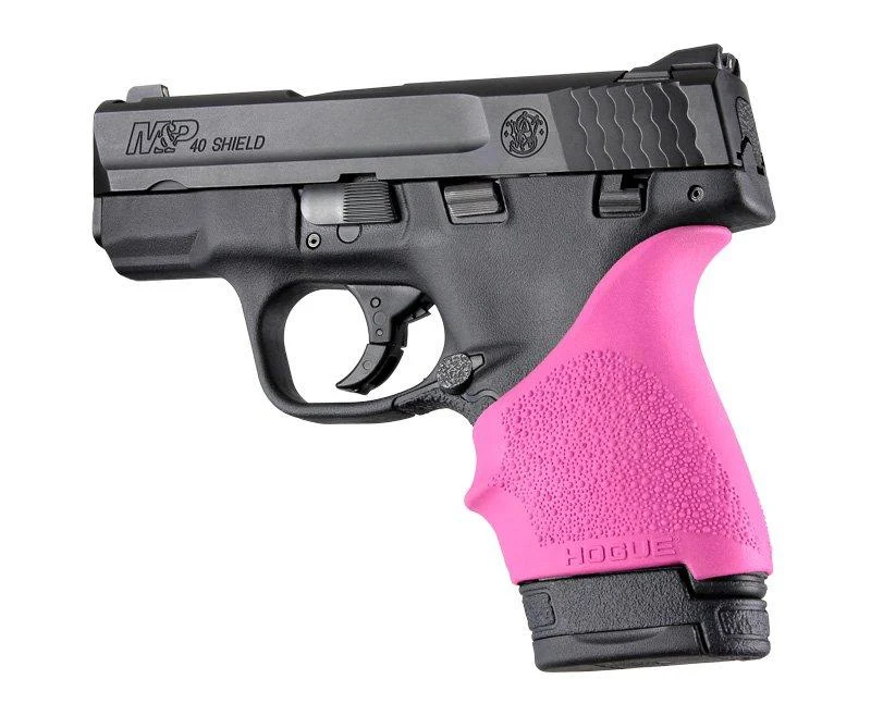 Hogue HandAll Beaver Tail Grip Sleeve S M Shield Ruger LC9 Glock 26/27 Pink