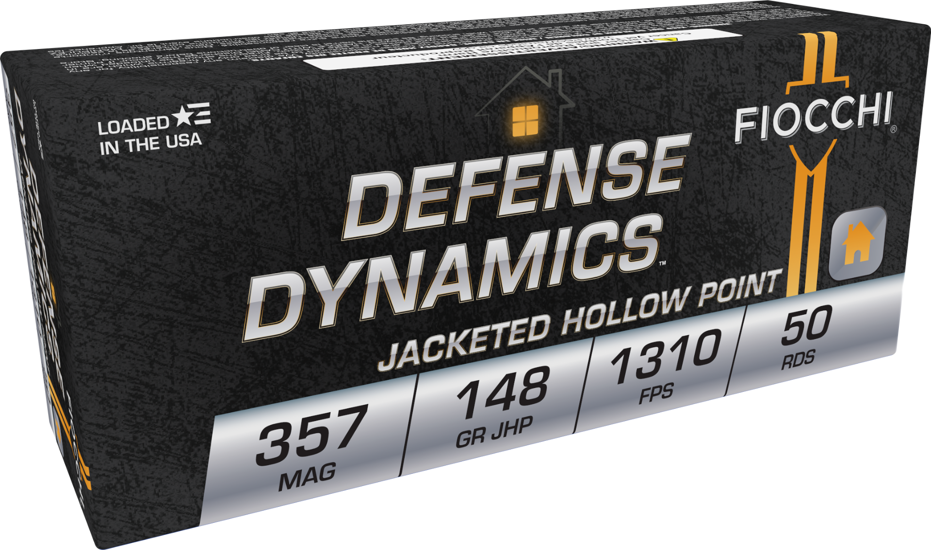 Fiocchi Shooting Dynamics 148 gr Jacketed Hollow Point .357 Mag Ammo, 50/box - 357E