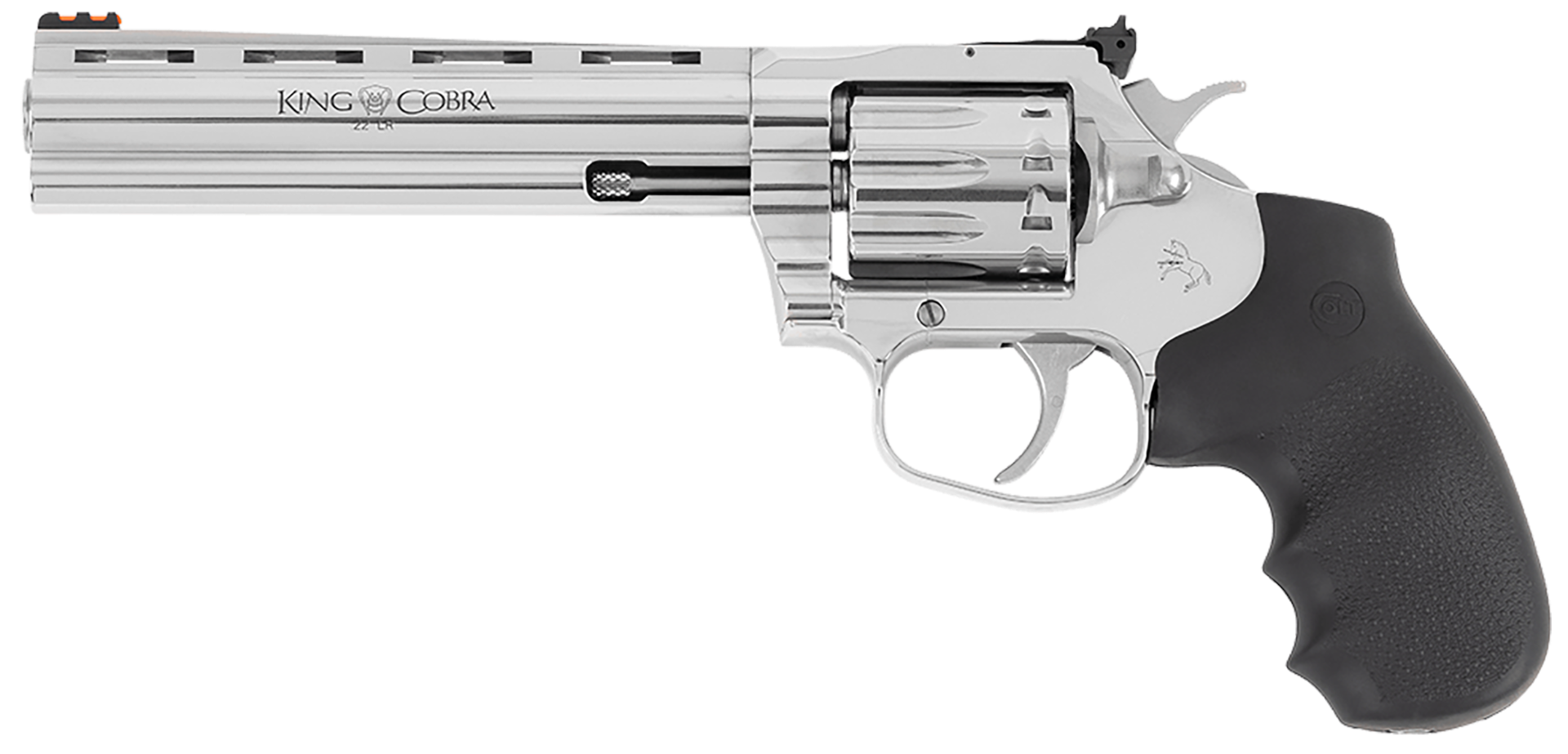 COLT KING COBRA 22LR 6″ – S/S MATTE RUBBER BLACK - No Credit Card Fees - Free Shipping