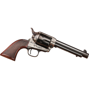 Taylor's And Company TAYLORS AND COMPANY Short Stroke Smoke Wagon 357Mag 5.5" 6rd Revolver - Case Hardened | Walnut