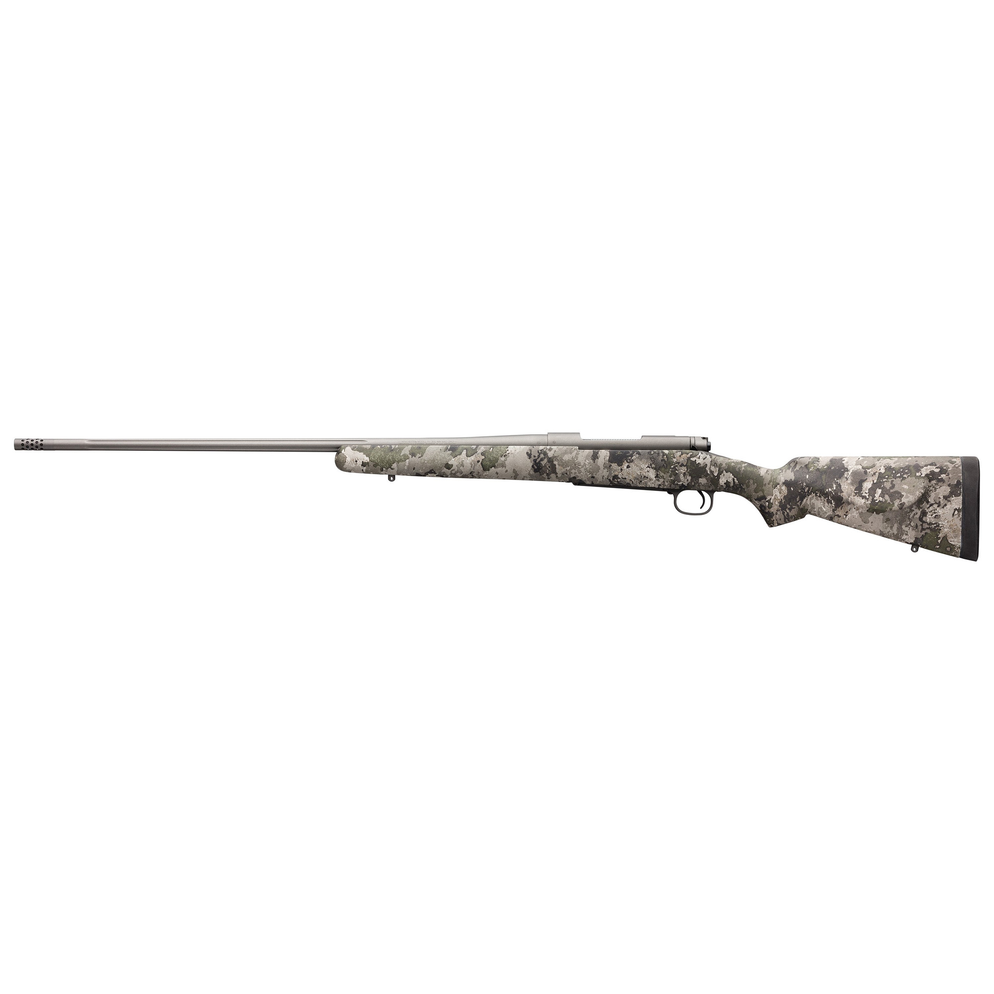 Winchester Model 70 7mm Remington Mag Bolt Action Rifle, 26" Barrel, True Timber VSX - 535244230