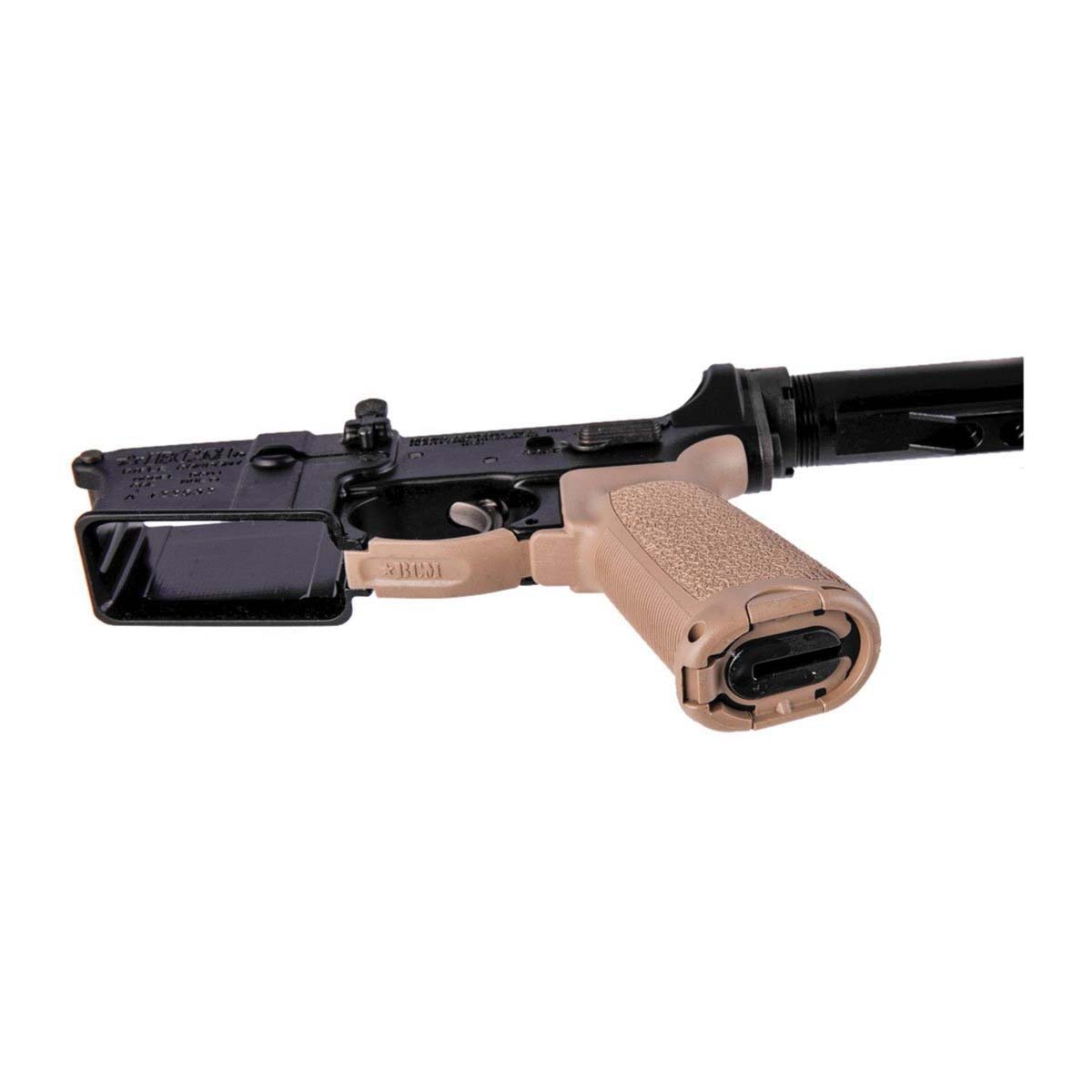 Bravo Company Complete Lower w/MK2RMS-M1T0 Recoil Migration/MOD-1-SOPMOD Stock, Flat Dark Earth