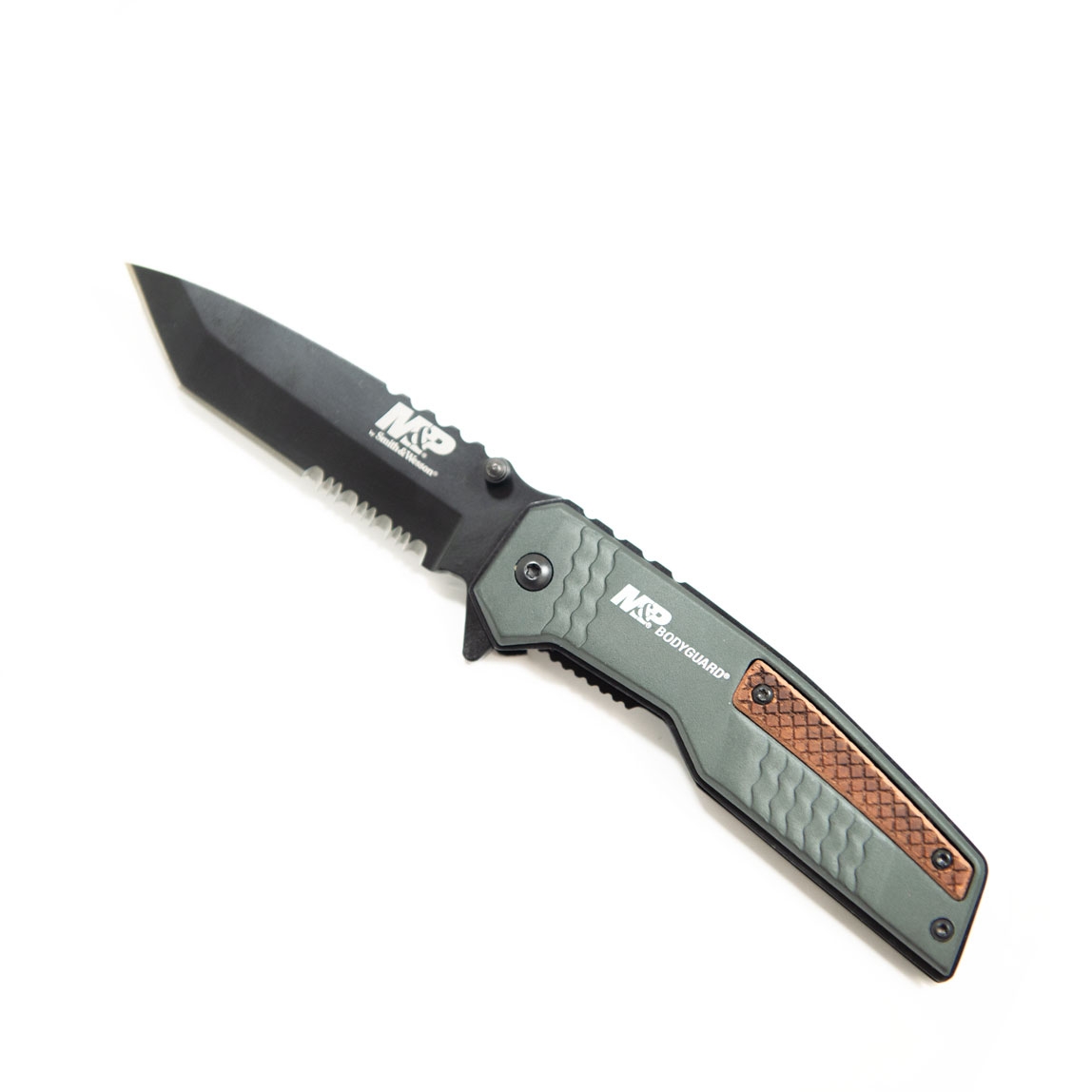 Smith & Wesson Bodyguard Tanto Folding Knife, Black - 1085900